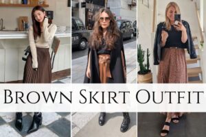 Timeless Brown Skirt Set