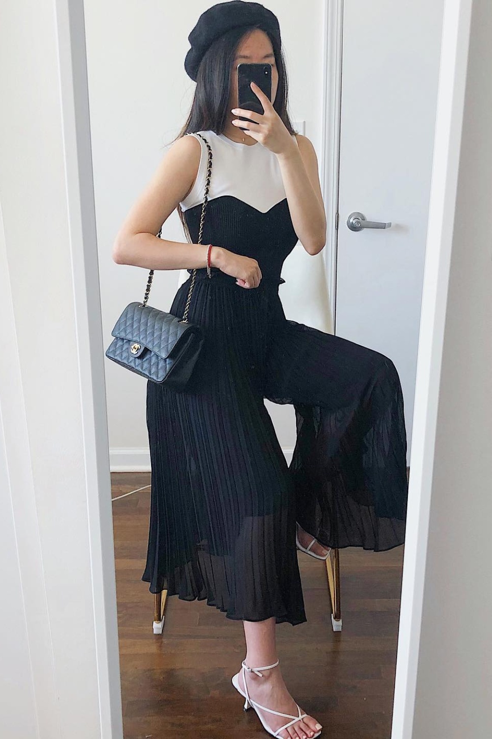 Monochrome Jumpsuit Elegance