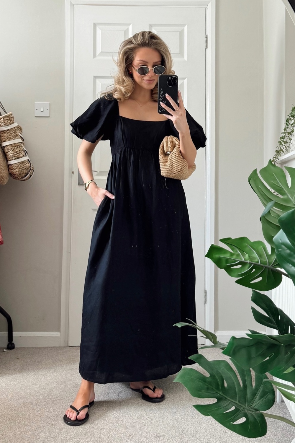 Romantic Black Maxi Dress