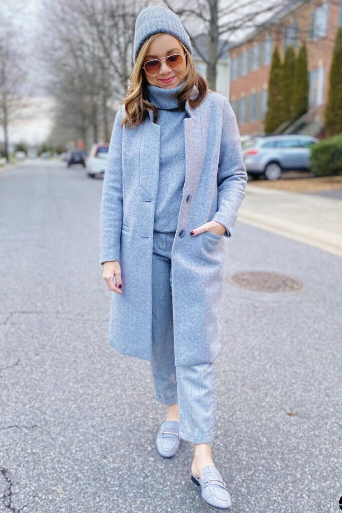 Monochrome Light Blue Outfit