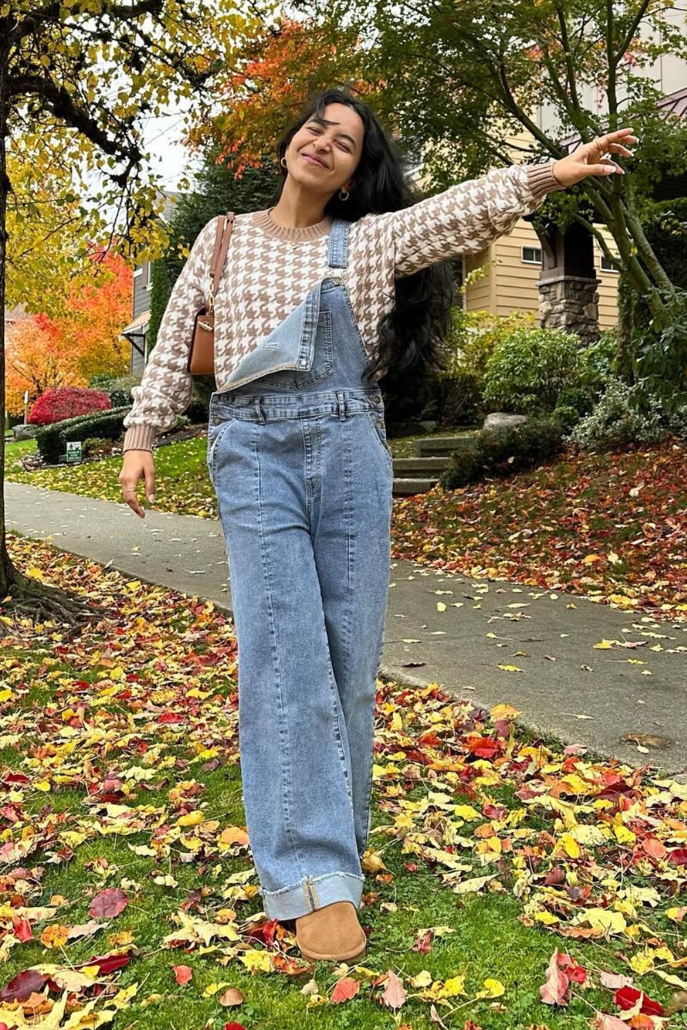 Cozy Overalls and Sweater Combo