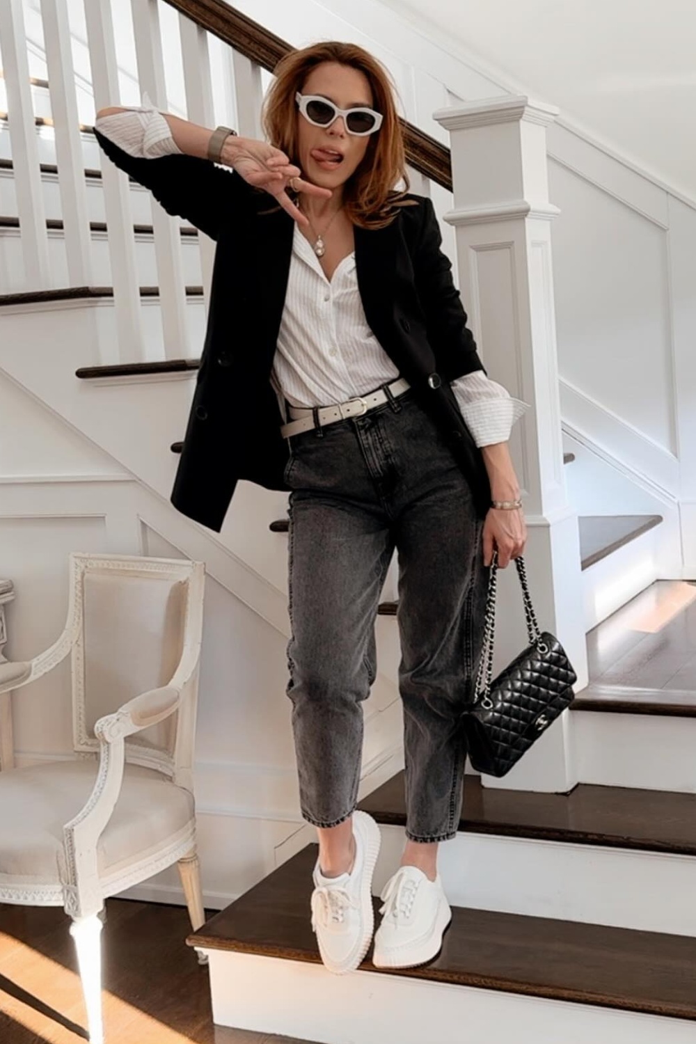 Office Casual: Blazer and Jeans