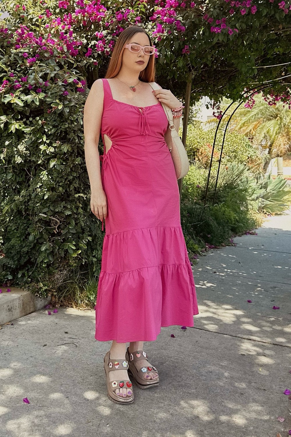 Hot Pink Maxi Dress