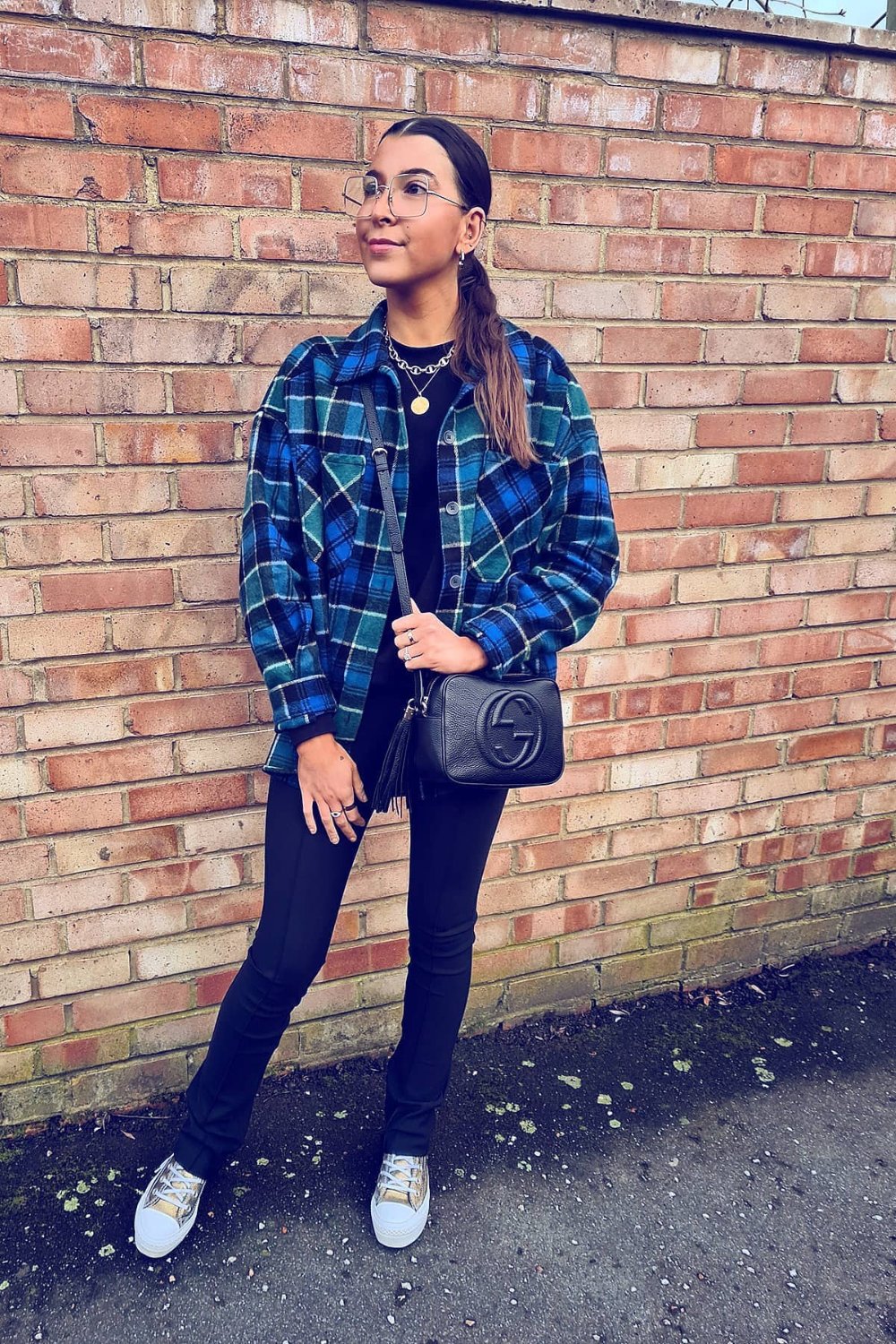 Grunge-Inspired: Plaid Flannel and Tee