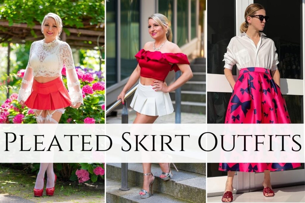 Pleated Skirt Outfit Ideas.