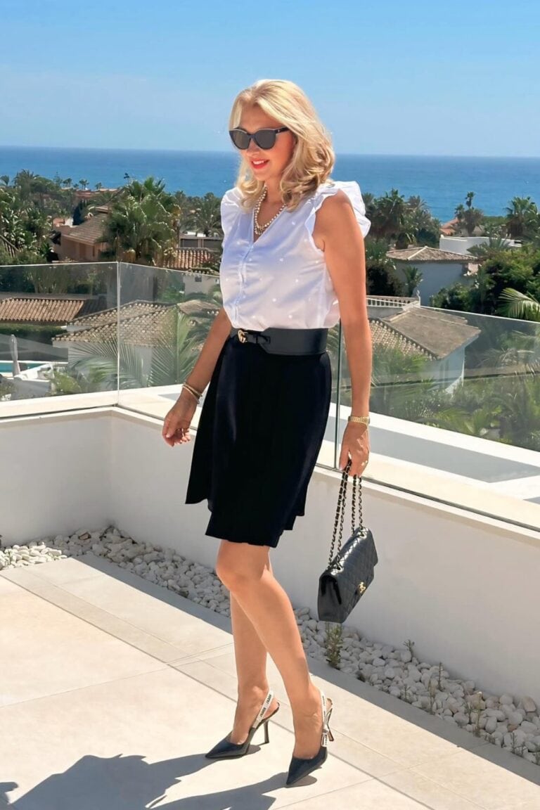 Pleated skirt sets