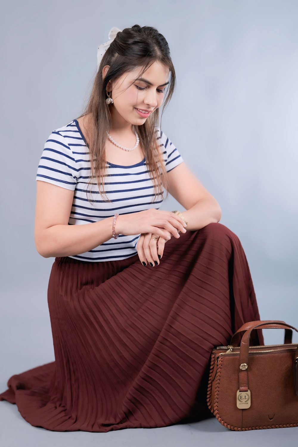 Stripes and Burgundy