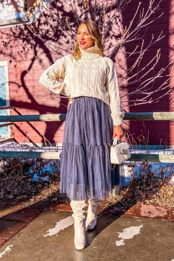Tulle Skirt & Sweater Set main image 1