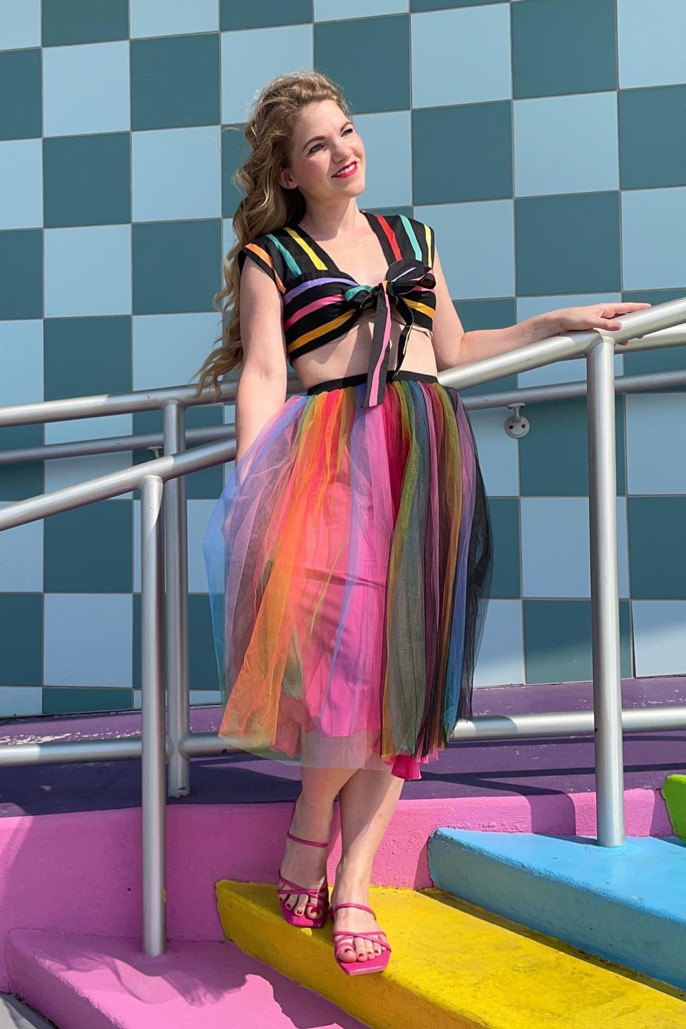 Color Explosion: Stripes and Rainbow