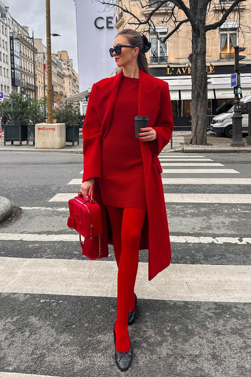 Head-to-Toe Red Ensemble