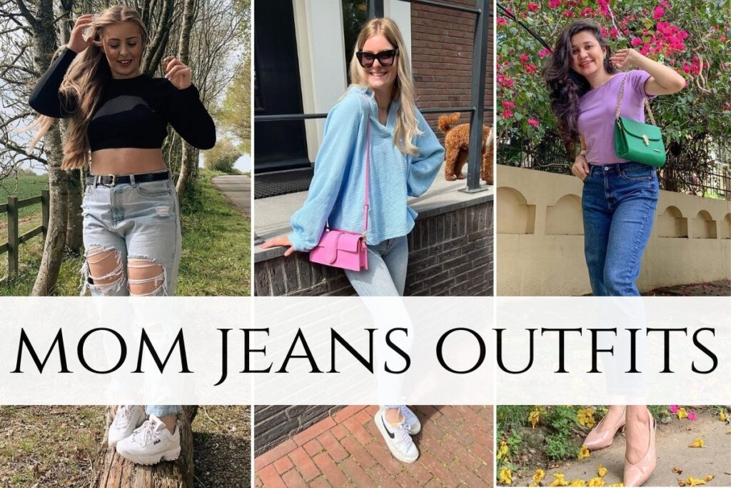 mom jeans outfits .