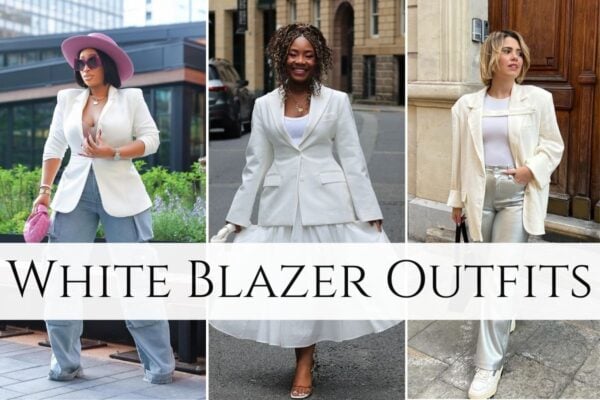 All White Blazer Set