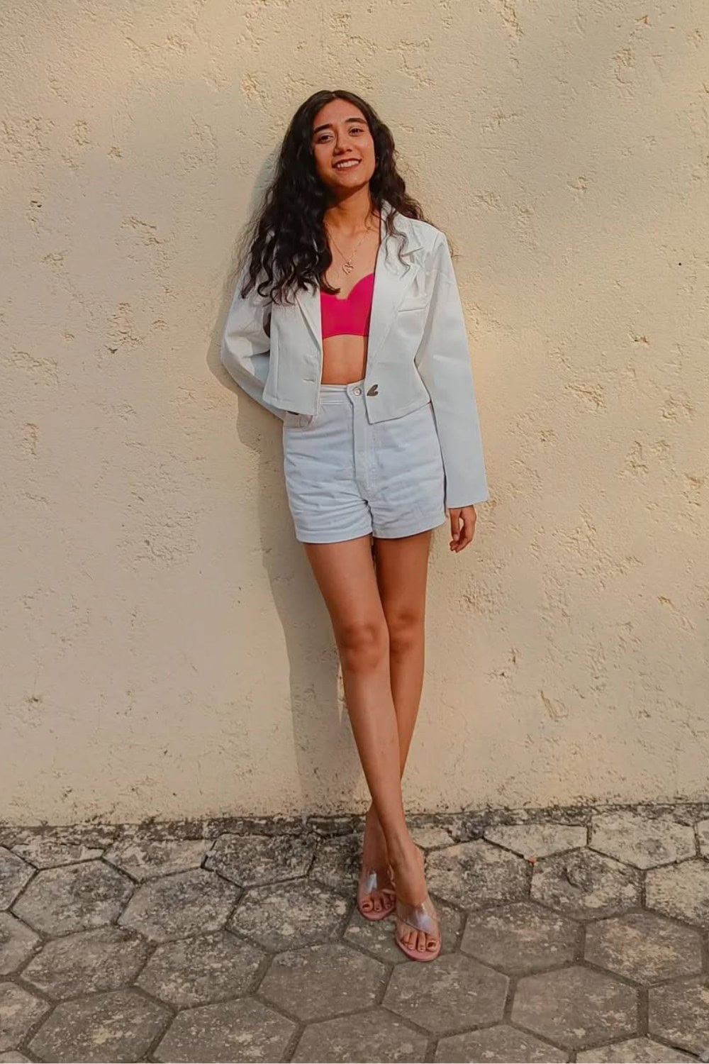 White Fitted Blazer