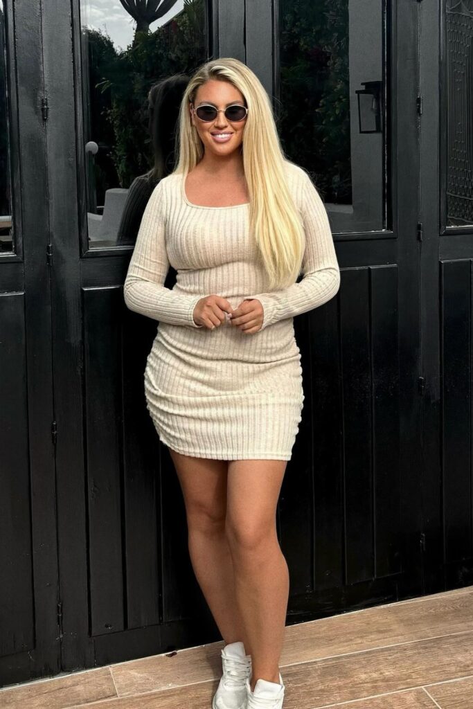 Ribbed Mini Dress