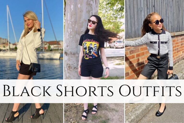 Black Shorts Outfits