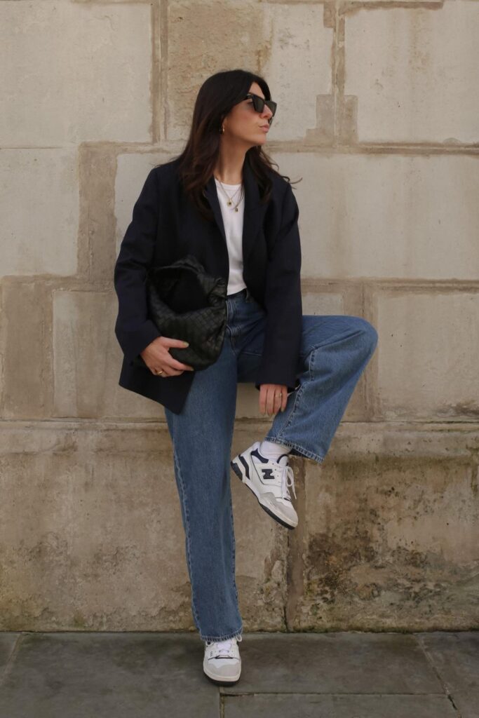 Oversized Blazer and Jeans