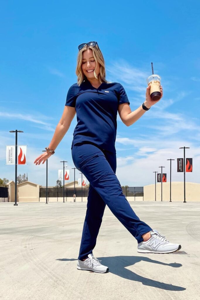 Navy Polo and Pants