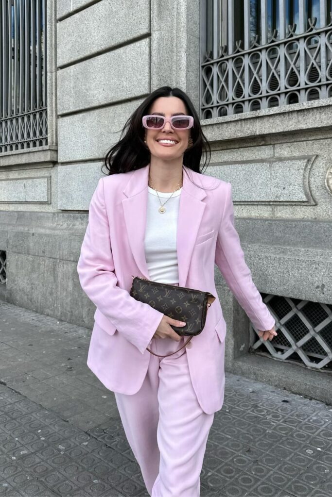 Light Pink Blazer and Trousers