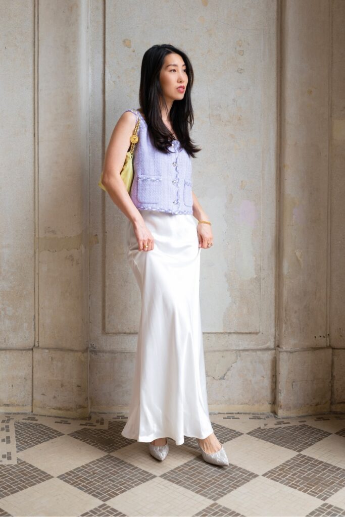 Button-Up Vest & Maxi Skirt