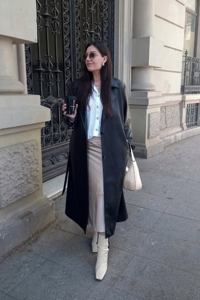 Midi Skirt & Long Coat