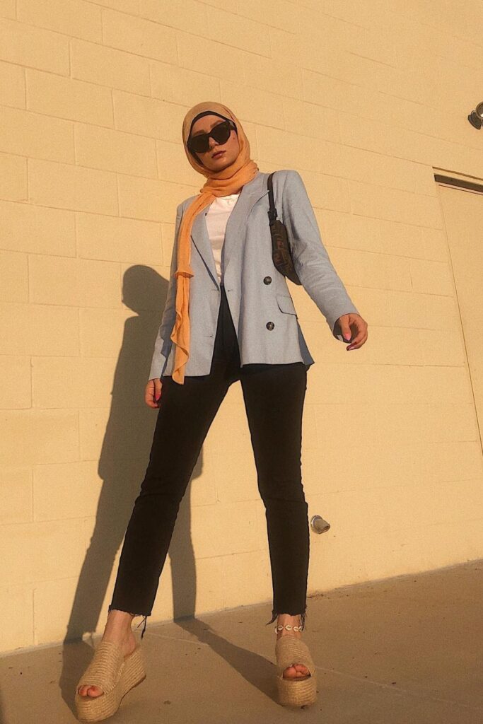 Blazer and Skinny Jeans