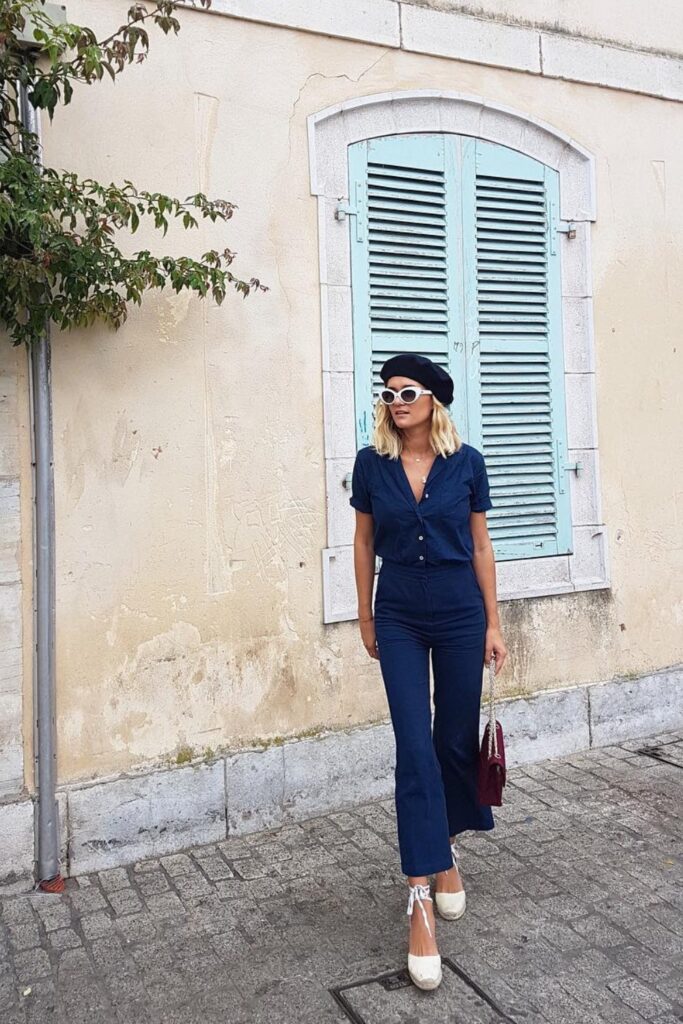 Utilitarian Jumpsuit and Wedges