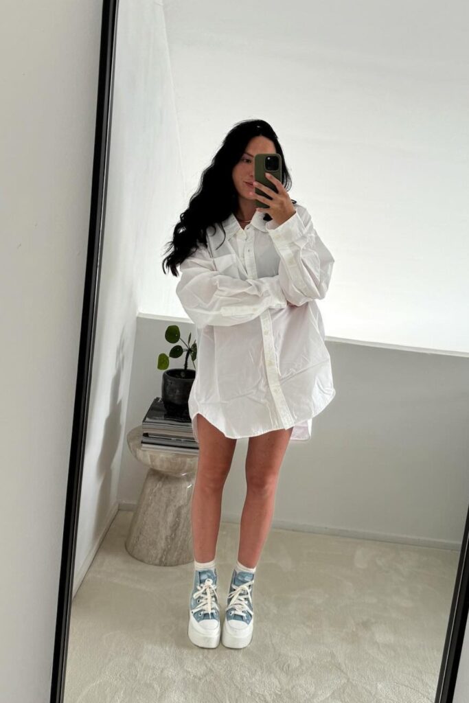 Oversized Button-Up Shirt