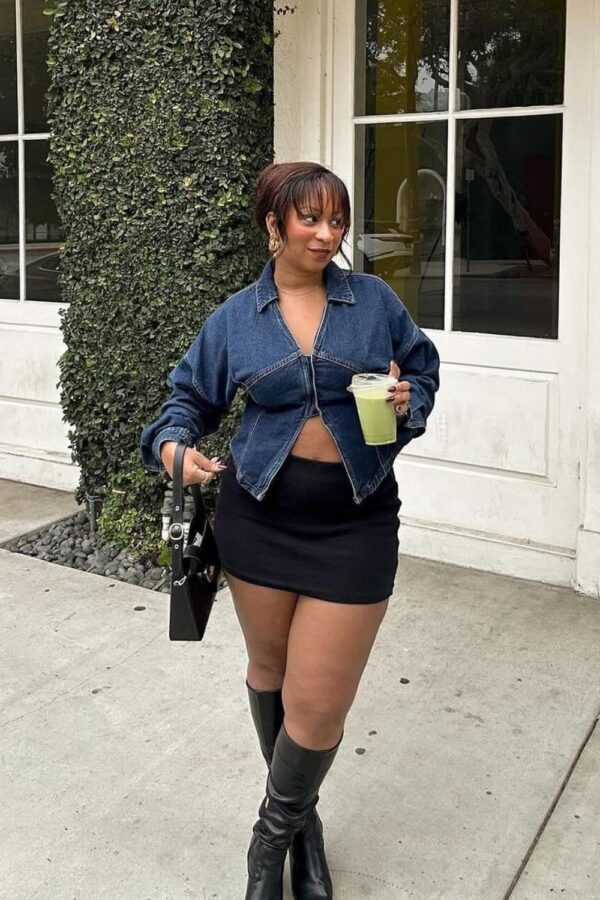In the city skirt set - Black main image 0