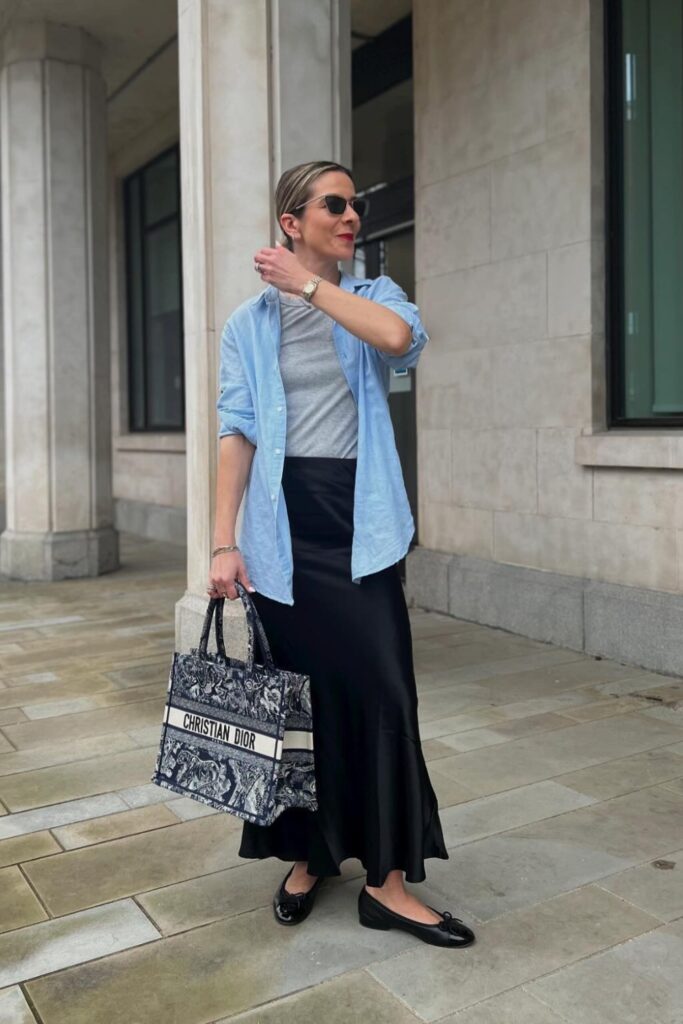 Button-Up and Maxi Skirt