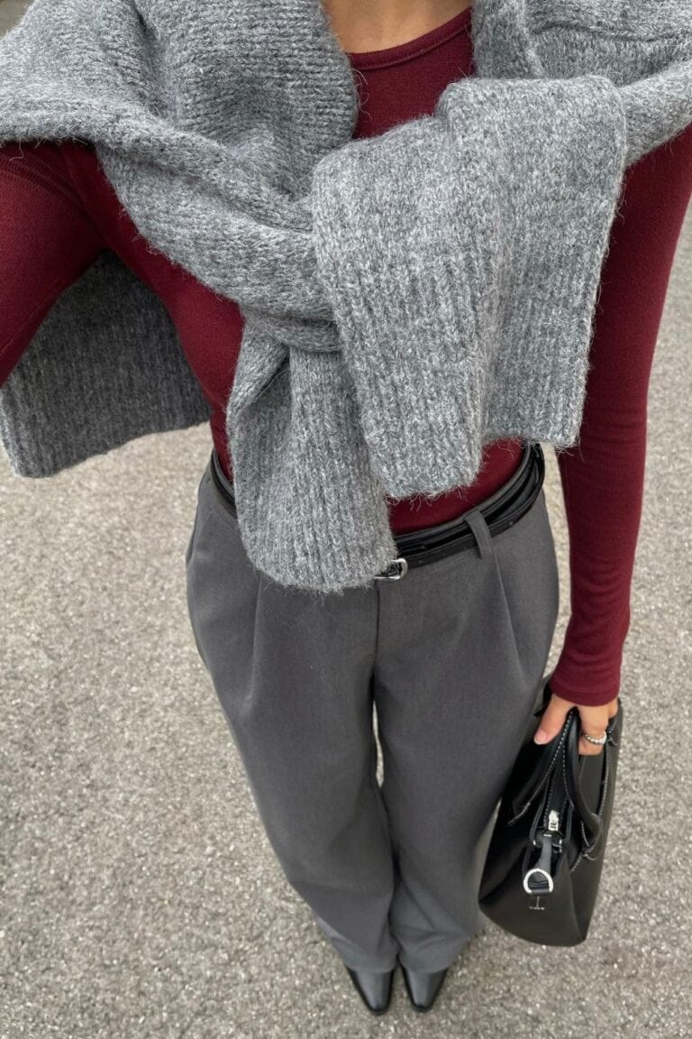 Accessory Knit Sweater