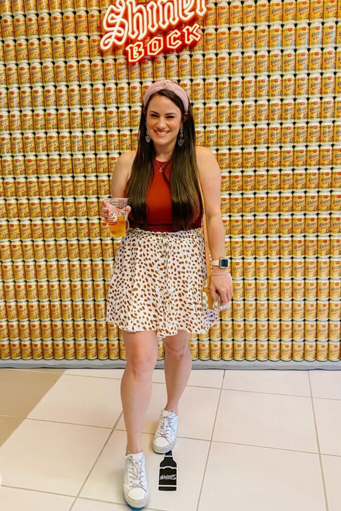 Sleeveless Top and Leopard Print Skirt