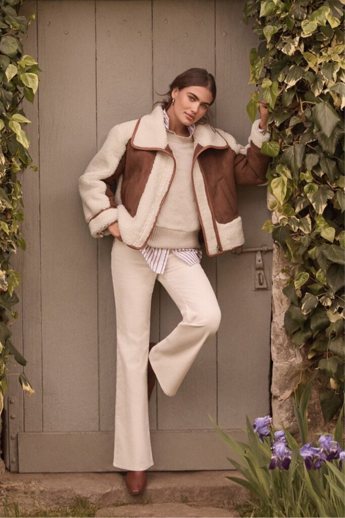 Brown Shearling Jacket