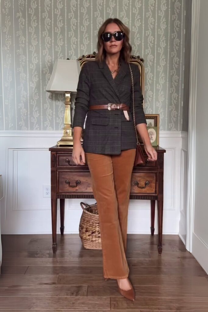 Plaid Blazer