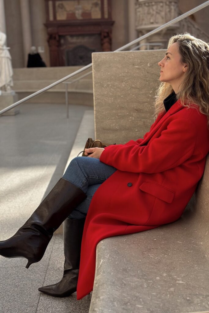 Red Wool Coat