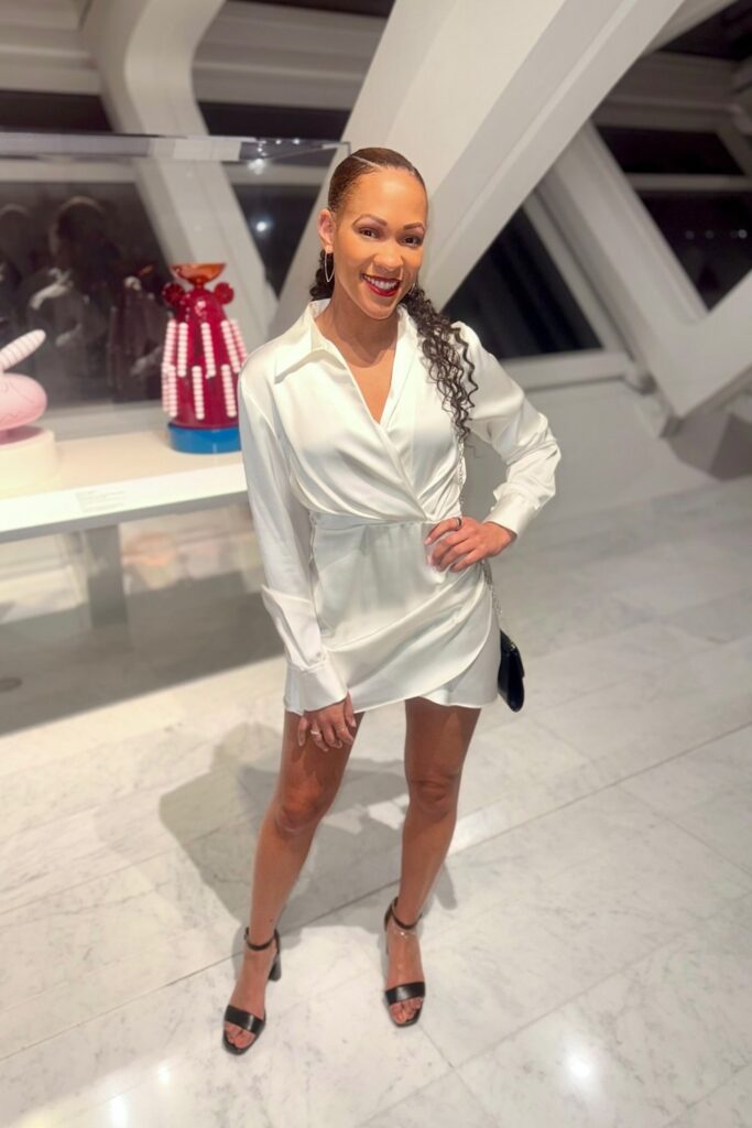 White Wrap Mini Dress