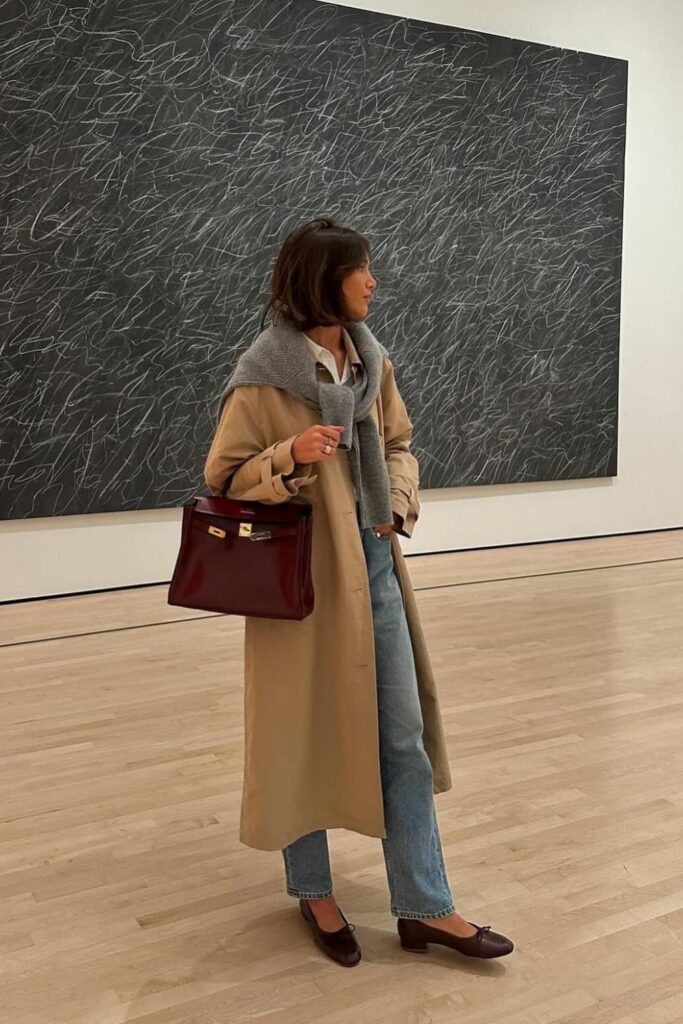 Beige Trench Coat