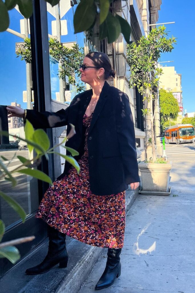 Floral Print Maxi Dress