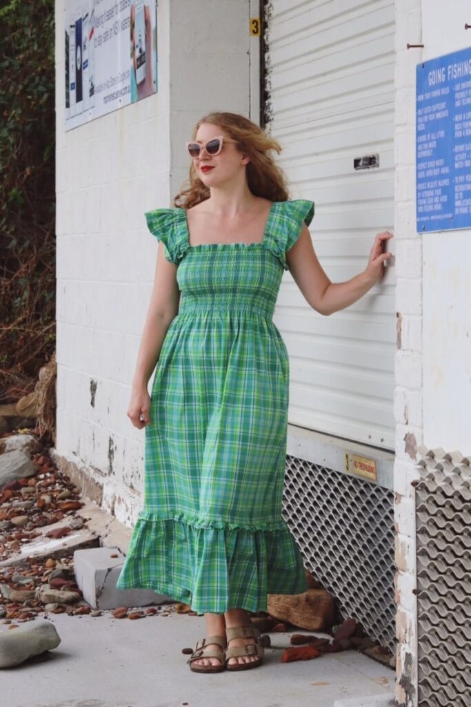 Plaid Maxi Dress