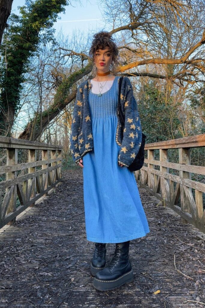 Blue Maxi Dress