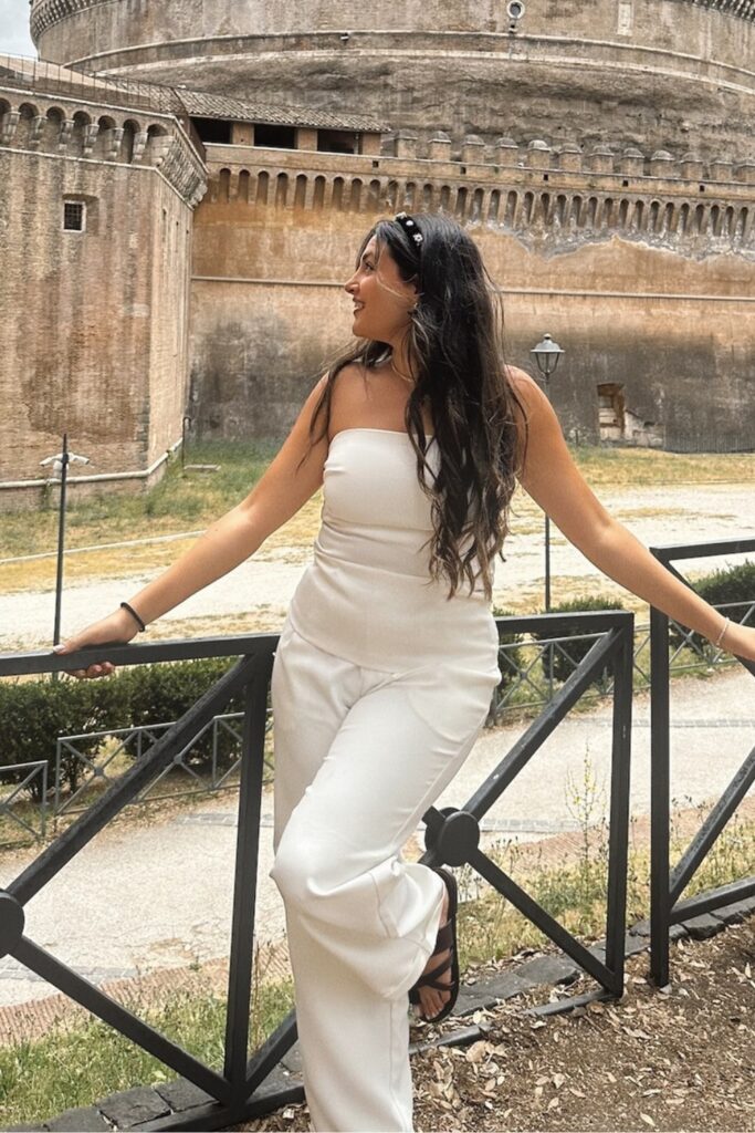 Strapless Tube Top and Wide-Leg Pants