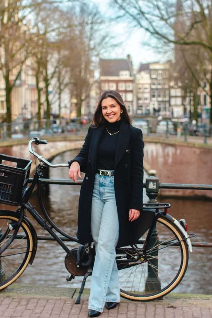 Black Turtleneck and Long Coat