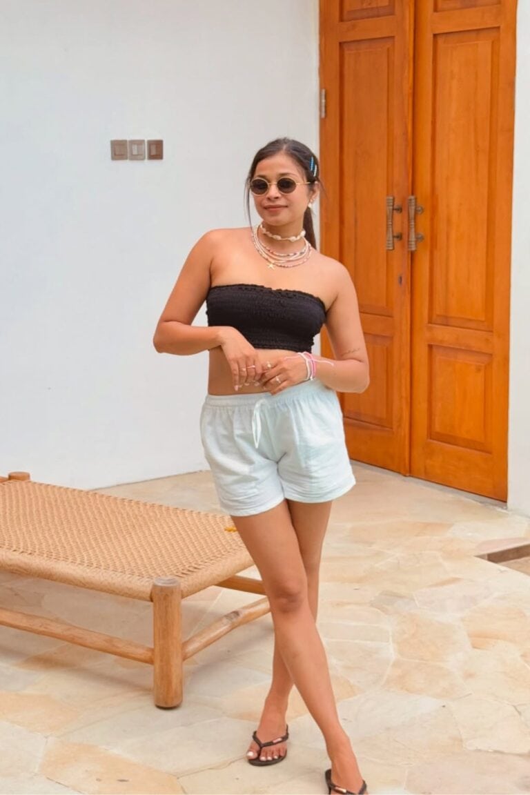 Ivory Gold Tunic Bali Outer Set