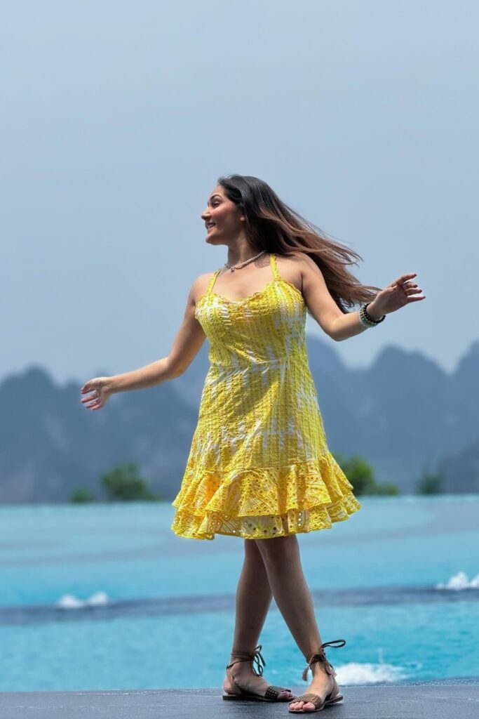 Yellow Floral Sundress